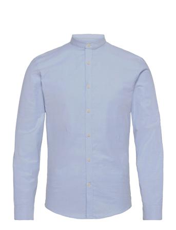 Yarn Dyed Oxford Superflex Shirt L/ Blue Lindbergh