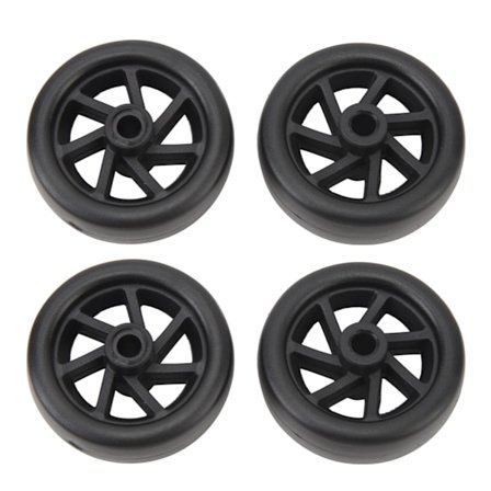 4 stk Bagagehjul Kuffert Hjul Universalhjul Hjulhjul PVC-tilbehør til udskiftning
