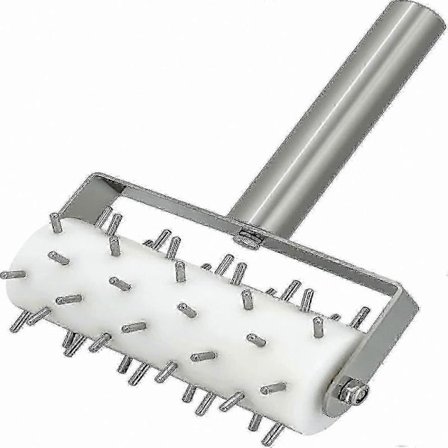 Bageværktøj Dejrulle i rustfrit stål med håndtag til pizza og bagværk