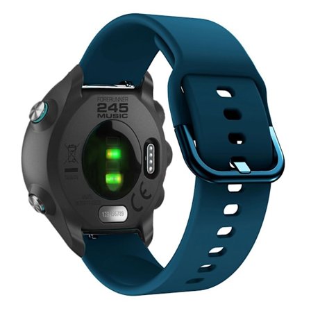Garmin Forerunner 245 enkelt klockarmband i silikon - Mörkblå