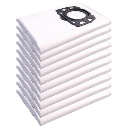 10 kpl pölynimurin pölypussi Karche WD4 WD5 WD6 WD5P WD6P Premium MV4 MV5 MV6 -imureille, varaosapussi