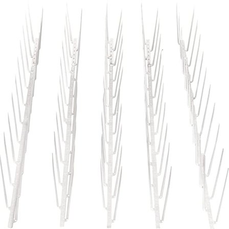 Fuglespikes i plast - mot duer og andre fugler - anti