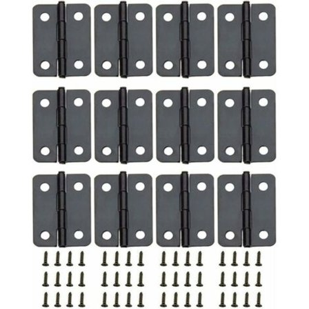 Mini hengsel, hengsel i tre, mini skap skuff hengselkontakt, svart kobber hengsel, lite hengsel, for trebokser, smykkeskrin, hytte