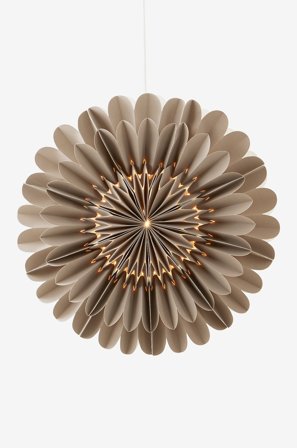 Jotex - OMEGA julestjerne ø 60 cm Greige - Kjøp Julestjerner hos Jotex