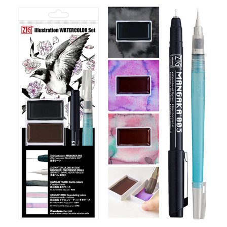 ZIG Kuretake Illustration Watercolor Set