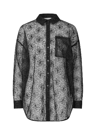 Modström Roccomd Long Shirt Blusar Dam Svart S