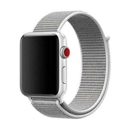 Apple Watch Grå Nylonarmband Sportloop Kardborreband 42/44/45 Grå 42/44