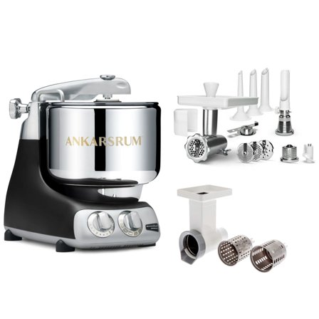 Ankarsrum Köksmaskin, stort tillbehörspaket, black | Köksmaskiner > Köksassistenter | Bagaren och Kocken
