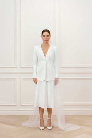 Malina Bridal - Juno kavaj - S - White