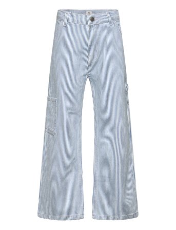 Copenhagen Colors | Y/D Stripe Twill Cargo Pants W. Adj. Waist | 122