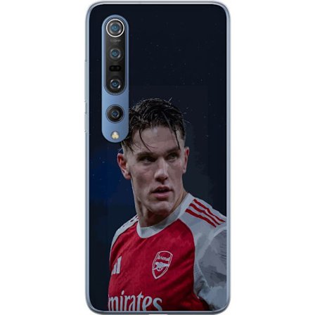 Kompatibel Mobilcover til Xiaomi Mi 10 Pro 5G Pastelfarvet regnbue med hvide stjerner og blød farveovergang i drømmehimlens design