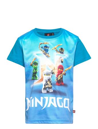 Lwtaylor 122 - Ss T-Shirt T-shirts Short-sleeved Blå LEGO Kidswear*Betinget Tilbud
