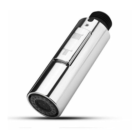 Udskiftning af vandhanesprøjtehoved, 2-funktions sprøjtetilstand vask vandhanehoved med premium beluftere, stænkfri flow nedtræks køkken vandhanehoved