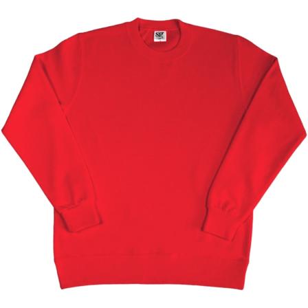 Sg Dam/dam Långärmad Tröja Med Rund Hals, Xl Röd