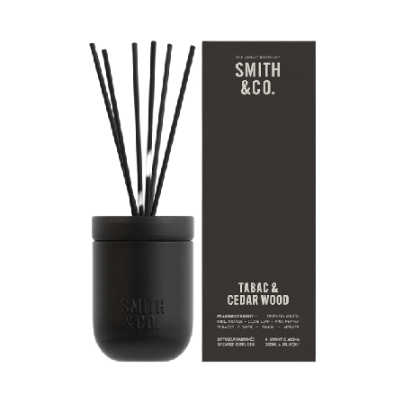Smith & Co Diffuser /Doftpinnar Tabac Cedarwood Doftljus rumsdofter Unisex 200ML
