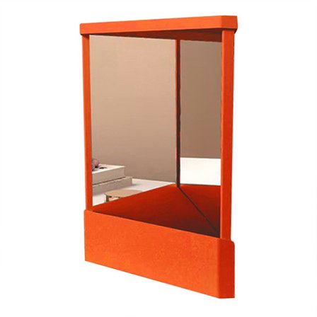 Icke-omvändande Spegel Sannbildsreflektion Stabil Bas Spegel Present Kompatibel med Kvinnor