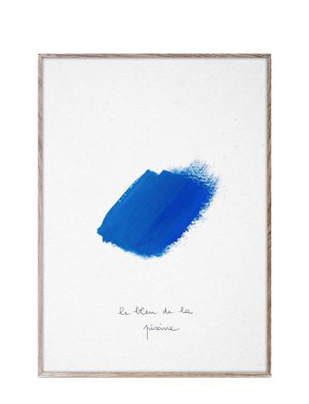 Le Bleu Ii - 30X40 Cm Home Decoration Posters & Frames Posters Graphical Patterns Monivärinen/Kuvioitu Paper Collective