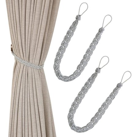 Håndstrikket enkelt tau gardinholdere - Type: Gardinholder