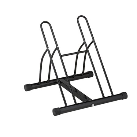 Musta pyöräteline 2 pyörälle