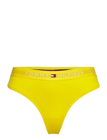 Thong Stringtruse Undertøy Gul Tommy Hilfiger*Betinget Tilbud