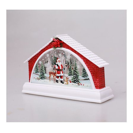 Julehus Krybbespill Snøhus Dekorasjon Nattlys Hjem Dekor Rekvisitter Julelandsby Hus Ornament