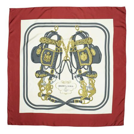 Hermès Vintage, Pre-owned Scarf Rood, Dames, Maat:ONE Size