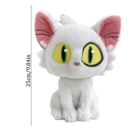 2023 Suzume No Tojimari pehmolelut söpö pehmeä animaatio sarjakuvahahmo pehmolelu lelu kodin sisustus nukke syntymäpäivälahja lapsille[HK] white cat
