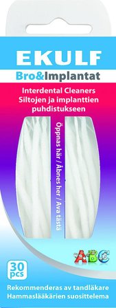 Ekulf Bro&Implantat 30 stk, Medicin & Pleje, Mund & Tandpleje, Tandproteseprodukter