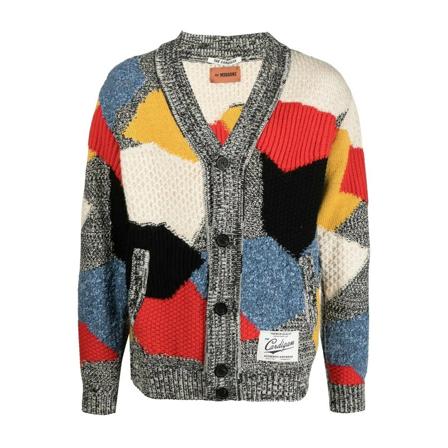 Missoni, Buttoned Cardigan Us 22Wm 0T Bk 016X Szary, Mężczyzna, Rozmiar: M