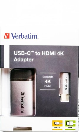 Verbatim video adapter - HDMI / USB - 10 cm