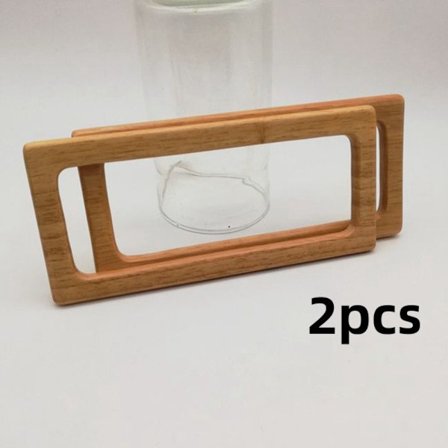 2stk Treposer Håndtak Veske Rammer Håndtak TRE FARGE TRE