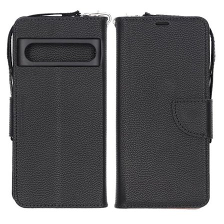 Google Pixel 7 Pro Plånboksfodral med Stativ - Svart