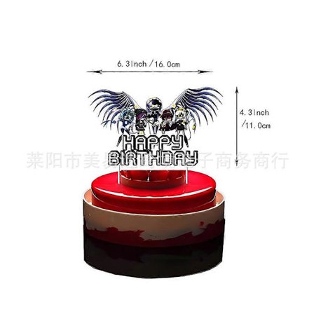 Murder Drones Bursdagsfest Dekor Sett Banner Ballonger