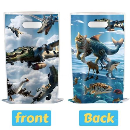 Italiensk Brainrot Tung Tung Sahur Tralalo Barnebursdagsfest Tilbehør Ballong Servise Kopp Tallerken Banner Leketøy Gave Dekorationsse