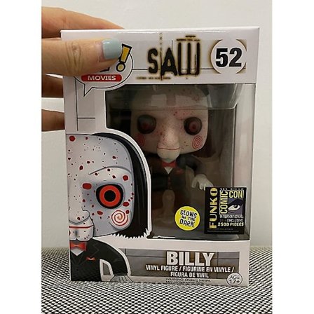 Actionfigur POP! Movie Saw - Billy the Puppet #52 Glow in dark
