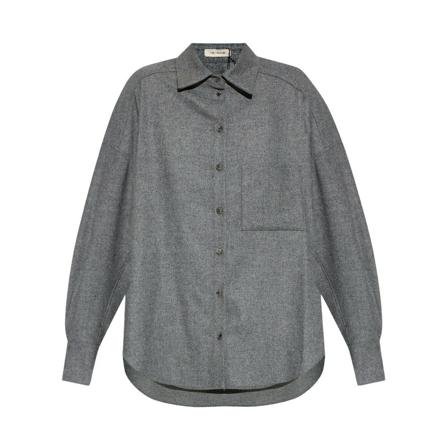 The Mannei ‘Bilbao’ oversize shirt Grå, Dame Skjorter