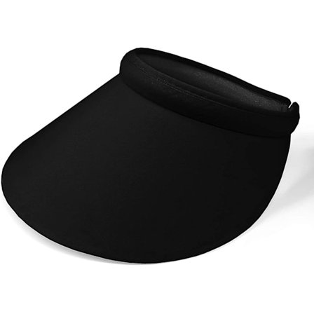 Dam solskydd sommar solskydd keps med bred brätte klämma på strand pool golf keps hatt