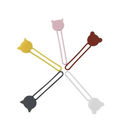 Silikoninen kaapelikela - vaaleanpunainen