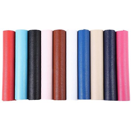 10 stk. Legegårdsark Monteret imiteret kunstlæder Materiale Stoffer Pu Læderstof