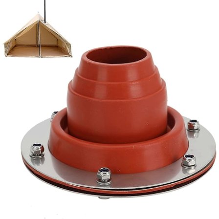 Teltovn Jack Kit, Silikone Højtemperatur Telt Tagovn Jack Kit til Bell Telt, Varmt Teltovn Jack til Bell Telt, Yurt, Brændeovn, Rejseovn, Co