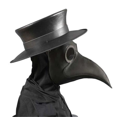 Plague Doctor Fågel Mask Cosplay Halloween Rekvisita