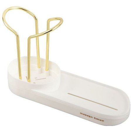 FlkwoH Oppvaskkum Oppbevaringshylle Oppvaskklut Svamp Børste Skuresvamp Ryddig Holder