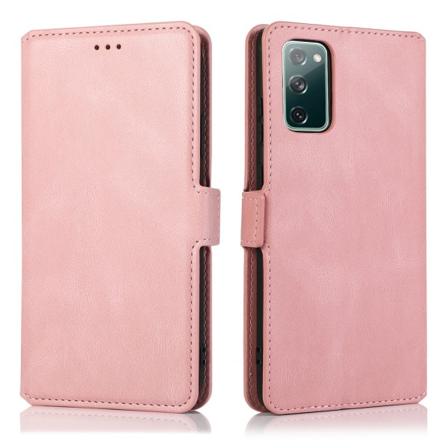 Samsung Galaxy S23 FE - Stilrent Plånboksfodral med Utmärkt Skydd Roséguld