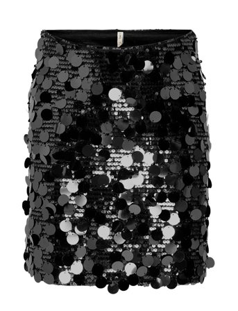 Kogjadel Sequins Skirt Wvn Black Kids Only