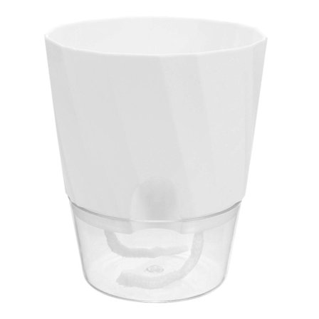 Absorberande Blomkruka Vattenabsorberande Kruka Självvattnande Planteringskärl med Vattenbehållare