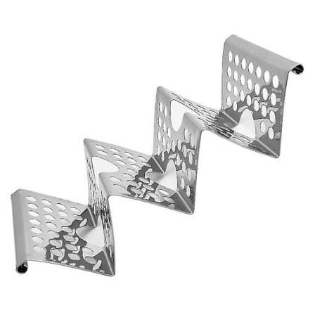 Rustfritt stål rackbrett, ovnssikker for baking, oppvaskmaskin og grilling Q