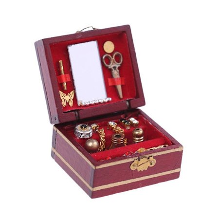 Dukke smykkeskrin med spejl 1 1