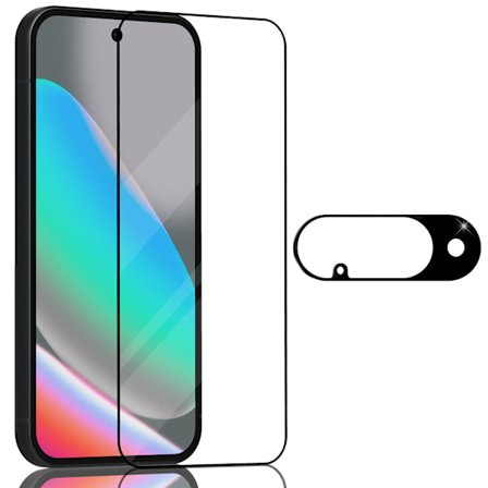 1-Pack Google Pixel 10 Skærmbeskyttelse & 1-Pack linsebeskyttelse - Hærdet Glas 9H - Super kvalitet 3D