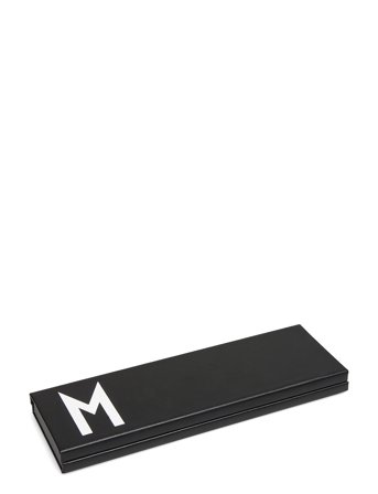 Personal Pencil Case Black Design Letters