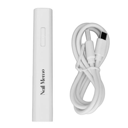 Bærbar Mini UV LED Neglelampe Profesjonell Hjemmehåndholdt Pennformet Negletørker 3w Herdelampe Hvit